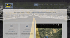 Desktop Screenshot of nationalasphalt.co.za